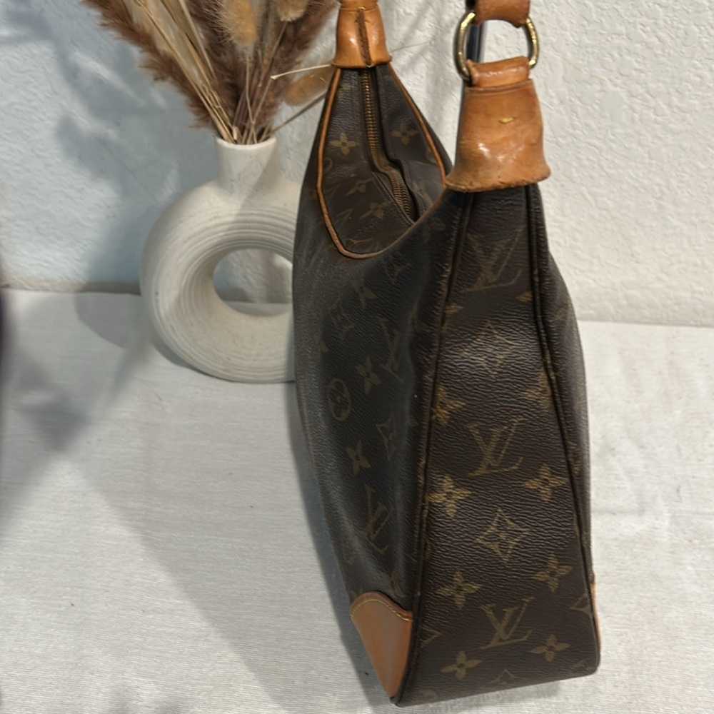 LOUIS VUITTON Monogram Boulogne 30 Shoulder Bag M51265 LV Auth BA278 +COA - Picture 9 of 17